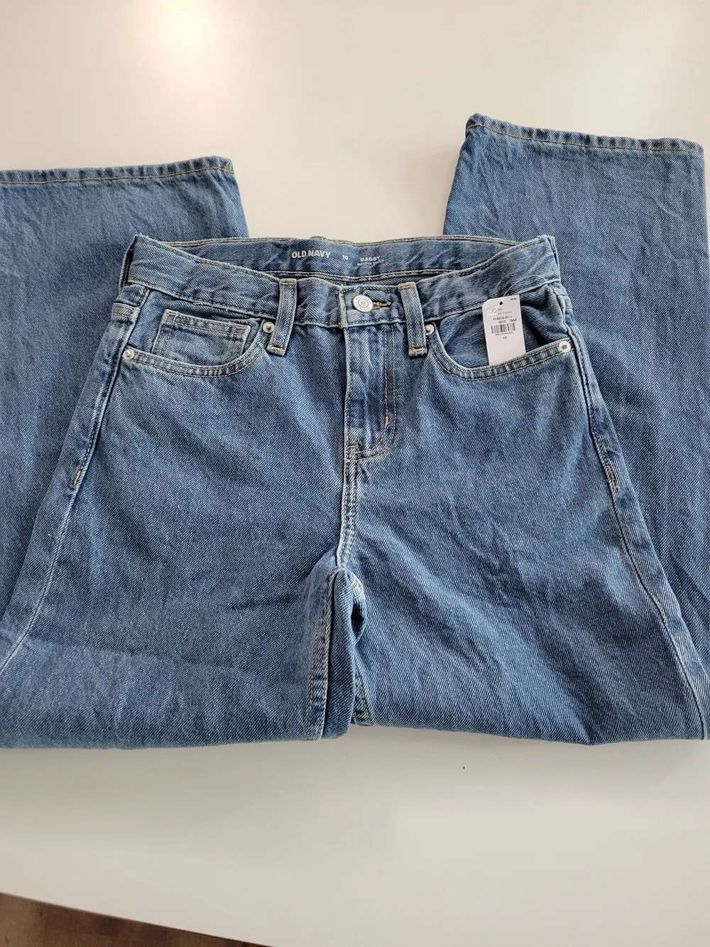 Old Navy Boy's Baggy Jeans - Light Blue